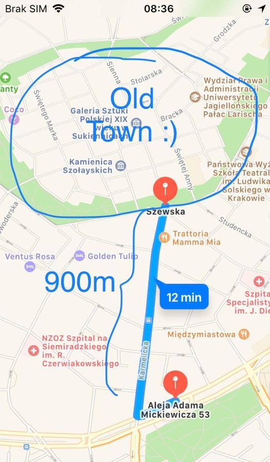 كراكوفيا Cozy & Big Rooms In Old Town المظهر الخارجي الصورة